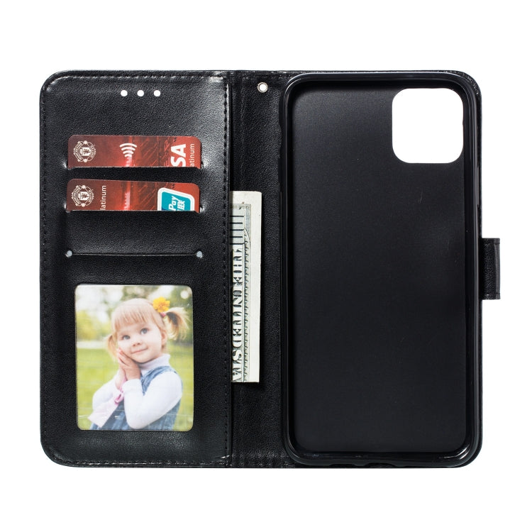 For iPhone 11 Pro Max Mandala Embossing Pattern Horizontal Flip Leather Case, with Holder & Card Slots & Wallet & Photo Frame & Lanyard