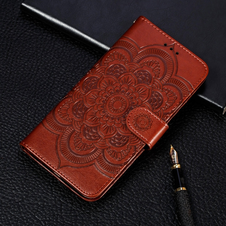 For iPhone 11 Pro Max Mandala Embossing Pattern Horizontal Flip Leather Case, with Holder & Card Slots & Wallet & Photo Frame & Lanyard