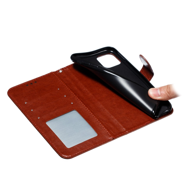 For iPhone 11 Pro Max Mandala Embossing Pattern Horizontal Flip Leather Case, with Holder & Card Slots & Wallet & Photo Frame & Lanyard