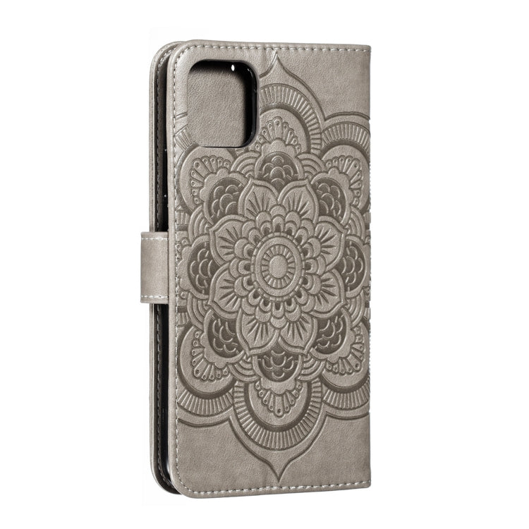 For iPhone 11 Pro Max Mandala Embossing Pattern Horizontal Flip Leather Case, with Holder & Card Slots & Wallet & Photo Frame & Lanyard