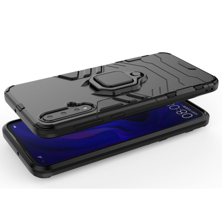 PC + TPU Shockproof Protective Case with Magnetic Ring Holder for Huawei Nova 5 / Nova 5 Pro