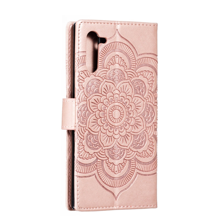 Mandala Embossing Pattern Horizontal Flip Leather Case for Galaxy Note 10, with Holder & Card Slots & Wallet & Photo Frame & Lanyard