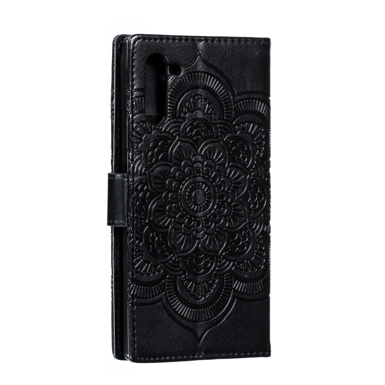 Mandala Embossing Pattern Horizontal Flip Leather Case for Galaxy Note 10, with Holder & Card Slots & Wallet & Photo Frame & Lanyard