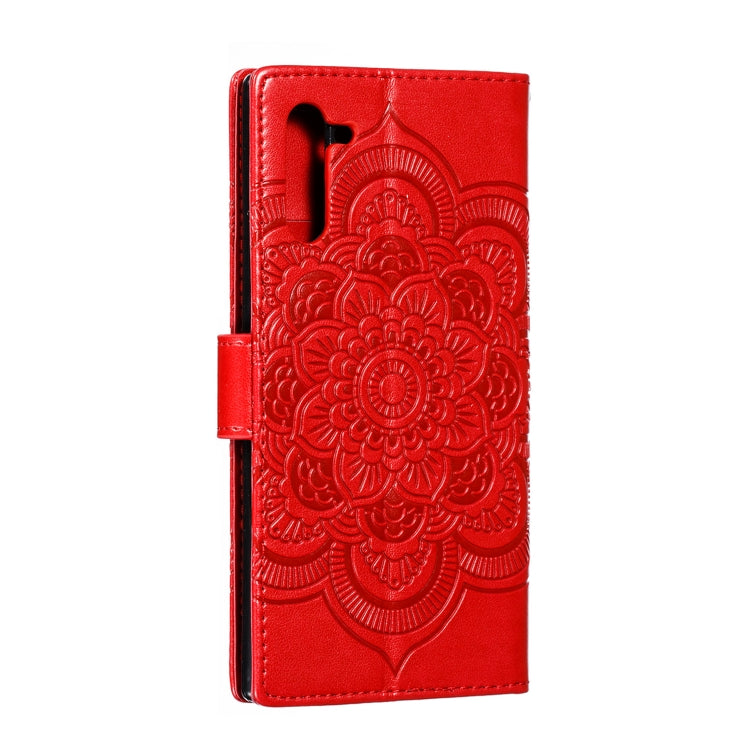 Mandala Embossing Pattern Horizontal Flip Leather Case for Galaxy Note 10, with Holder & Card Slots & Wallet & Photo Frame & Lanyard