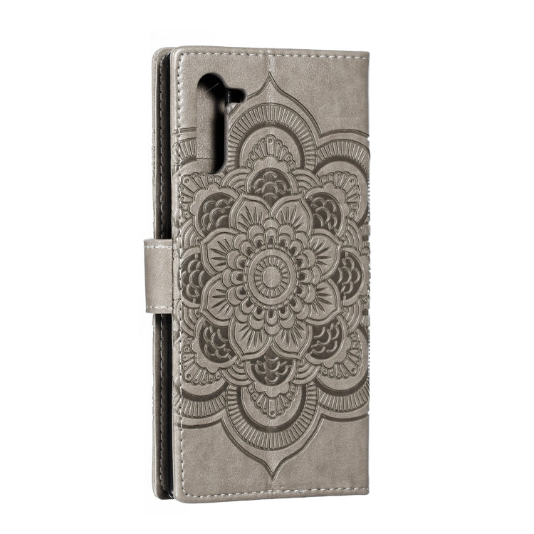 Mandala Embossing Pattern Horizontal Flip Leather Case for Galaxy Note 10, with Holder & Card Slots & Wallet & Photo Frame & Lanyard