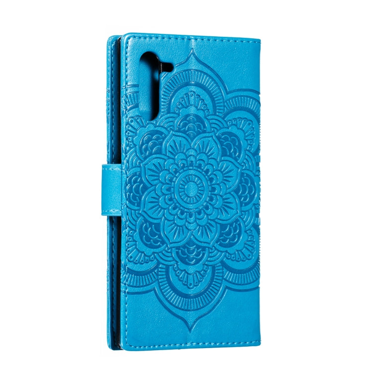 Mandala Embossing Pattern Horizontal Flip Leather Case for Galaxy Note 10, with Holder & Card Slots & Wallet & Photo Frame & Lanyard