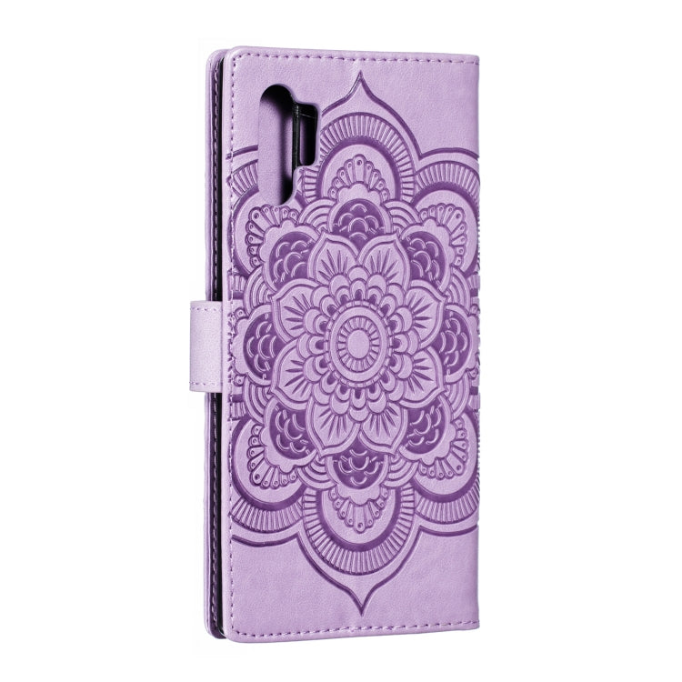 Mandala Embossing Pattern Horizontal Flip Leather Case for Galaxy Note 10 Pro, with Holder & Card Slots & Wallet & Photo Frame & Lanyard