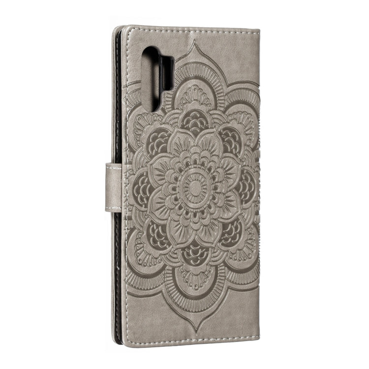 Mandala Embossing Pattern Horizontal Flip Leather Case for Galaxy Note 10 Pro, with Holder & Card Slots & Wallet & Photo Frame & Lanyard