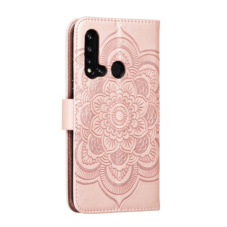 Mandala Embossing Pattern Horizontal Flip Leather Case for Huawei P20 Lite(2019) , with Holder & Card Slots & Wallet & Photo Frame & Lanyard
