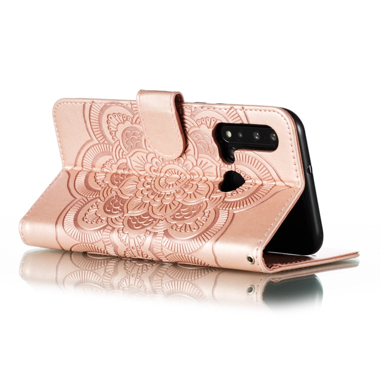 Mandala Embossing Pattern Horizontal Flip Leather Case for Huawei P20 Lite(2019) , with Holder & Card Slots & Wallet & Photo Frame & Lanyard