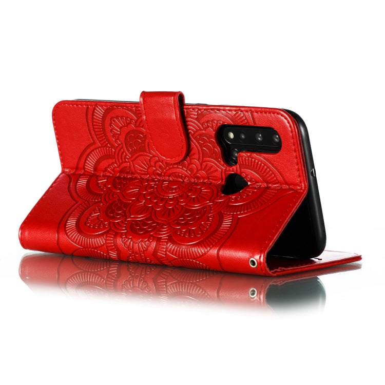 Mandala Embossing Pattern Horizontal Flip Leather Case for Huawei P20 Lite(2019) , with Holder & Card Slots & Wallet & Photo Frame & Lanyard