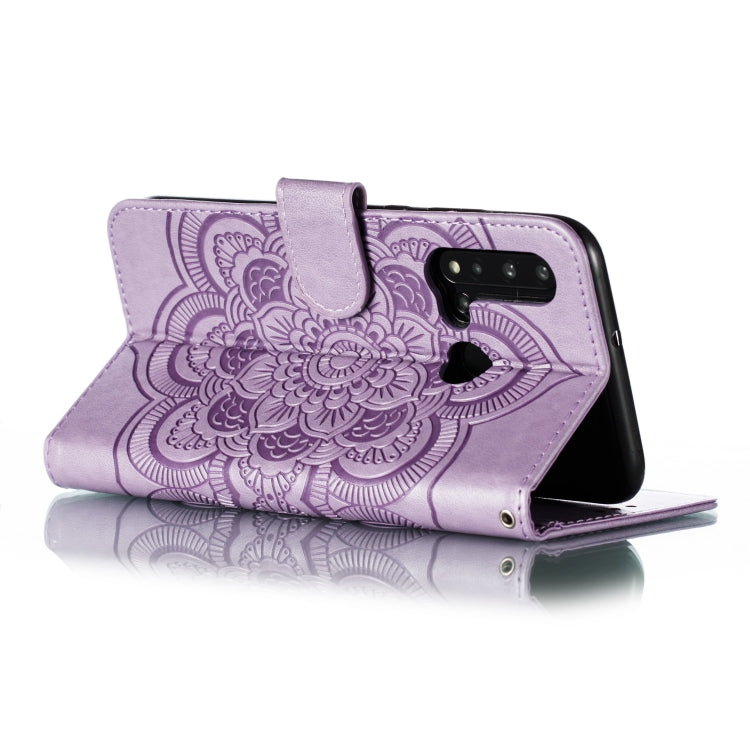 Mandala Embossing Pattern Horizontal Flip Leather Case for Huawei P20 Lite(2019) , with Holder & Card Slots & Wallet & Photo Frame & Lanyard