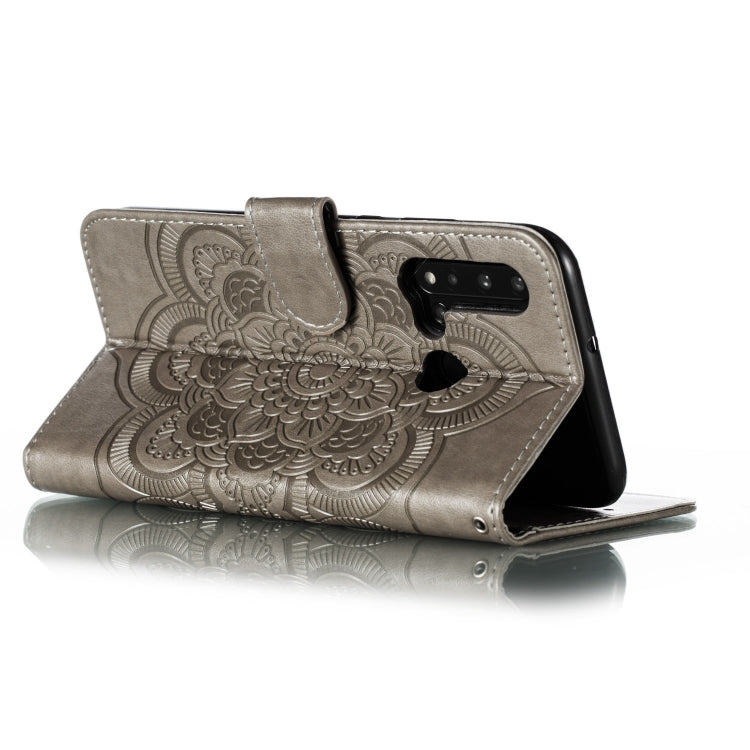 Mandala Embossing Pattern Horizontal Flip Leather Case for Huawei P20 Lite(2019) , with Holder & Card Slots & Wallet & Photo Frame & Lanyard