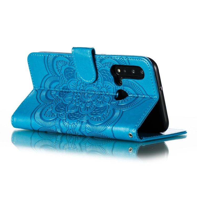 Mandala Embossing Pattern Horizontal Flip Leather Case for Huawei P20 Lite(2019) , with Holder & Card Slots & Wallet & Photo Frame & Lanyard