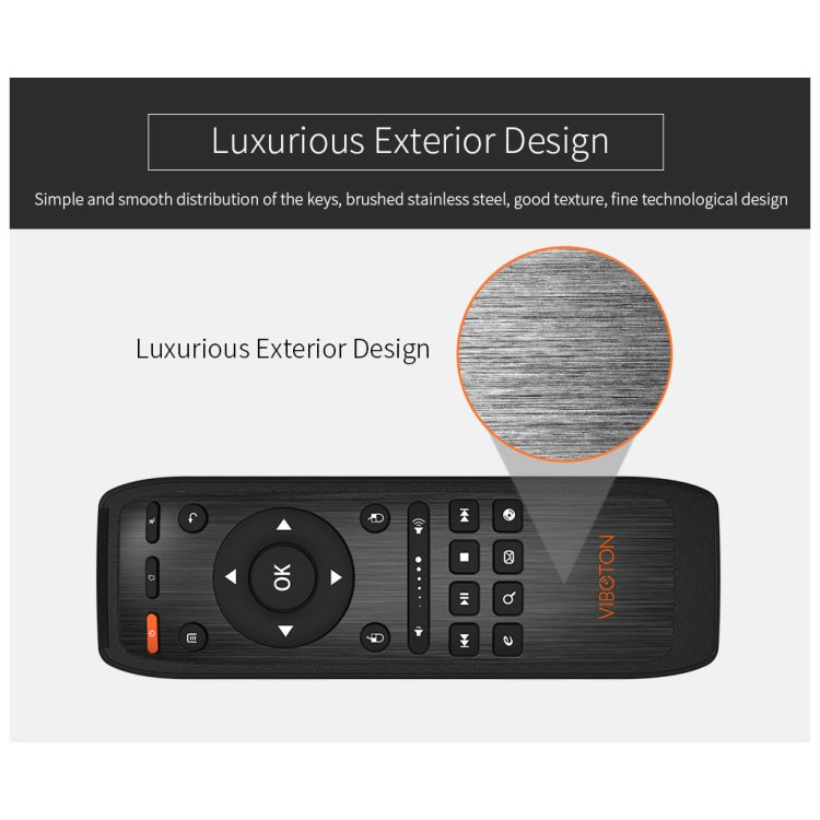 KB-91S 2.4GHz Keyboard Fly Mouse Rechargeable Remote Control for Android TV BOX PC Tablet