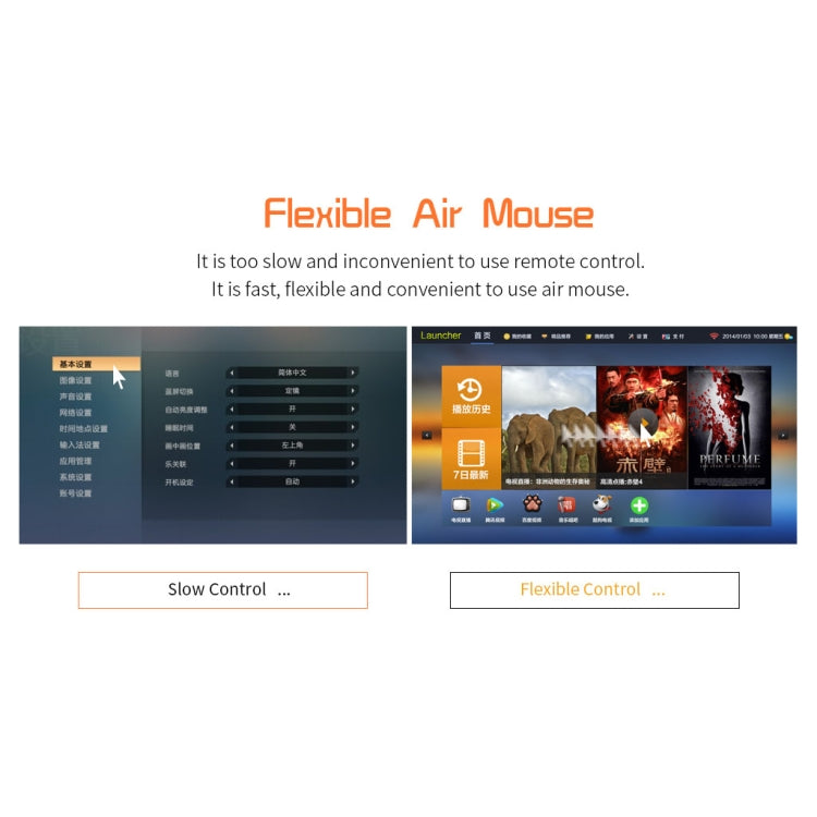 KB-91S 2.4GHz Keyboard Fly Mouse Rechargeable Remote Control for Android TV BOX PC Tablet