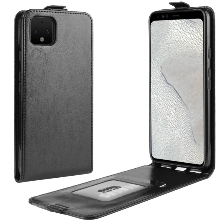 Crazy Horse Vertical Flip Leather Protective Case for Google Pixel 4