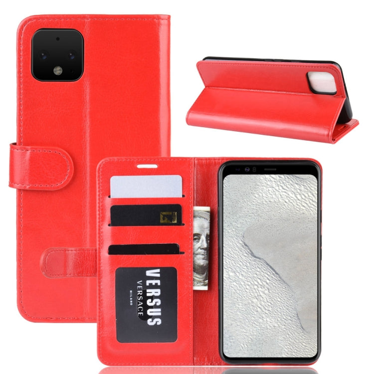 R64 Texture Single Fold Horizontal Flip Leather Case for Google Pixel 4, with Holder & Card Slots & Wallet