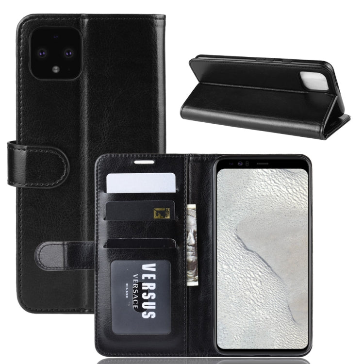 R64 Texture Single Fold Horizontal Flip Leather Case for Pixel 4 XL, with Holder & Card Slots & Wallet