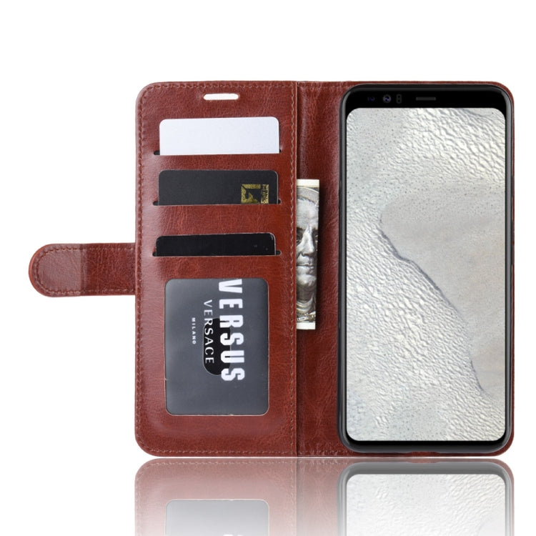 R64 Texture Single Fold Horizontal Flip Leather Case for Pixel 4 XL, with Holder & Card Slots & Wallet