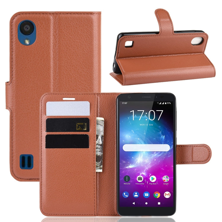 Litchi Texture Horizontal Flip Leather Case for ZTE Blade A5 (2019), with Wallet & Holder & Card Slots