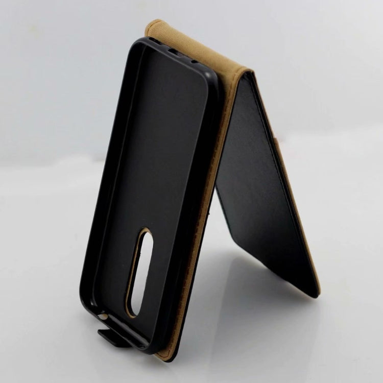 Business Style Vertical Flip TPU Leather Case  with Card Slot For Nokia4.2(black)