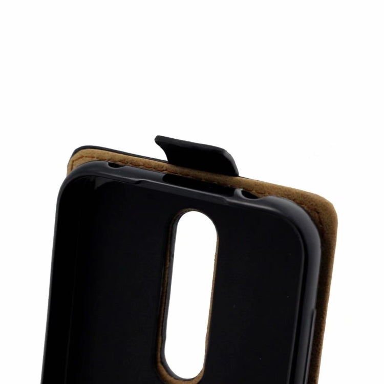 Business Style Vertical Flip TPU Leather Case  with Card Slot For Nokia4.2(black)