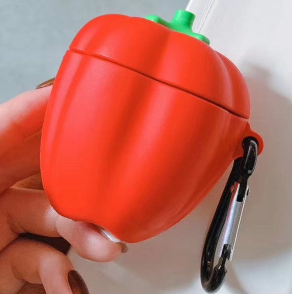 Universal Wireless Bell Pepper Bluetooth Headphone Holder for AirPods 1 / 2
