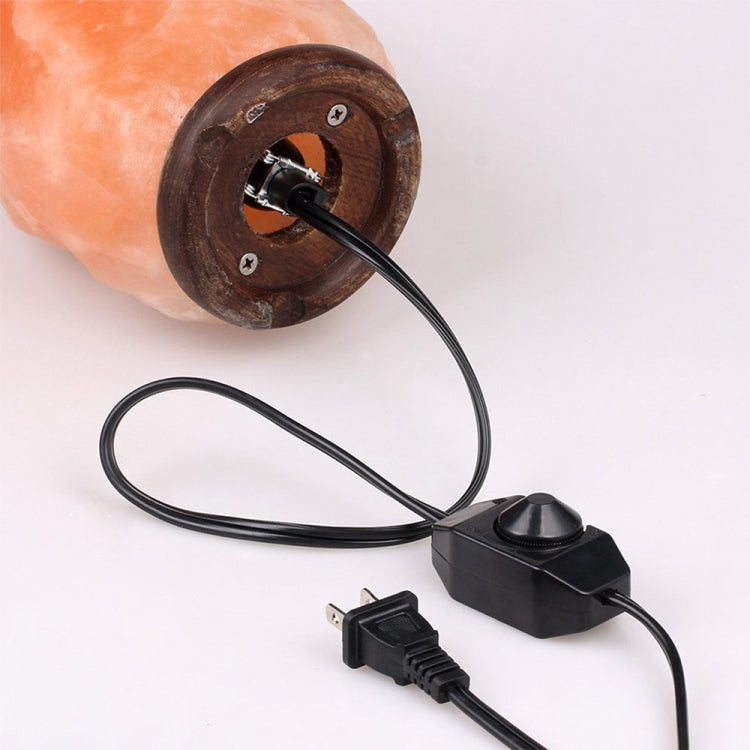 YouOKLight 2 PCS 25W Natural Large Hand Carved Hymalian Salt Lamp Touch Dimmer Switch  Amber Glow  Bedside Night Light