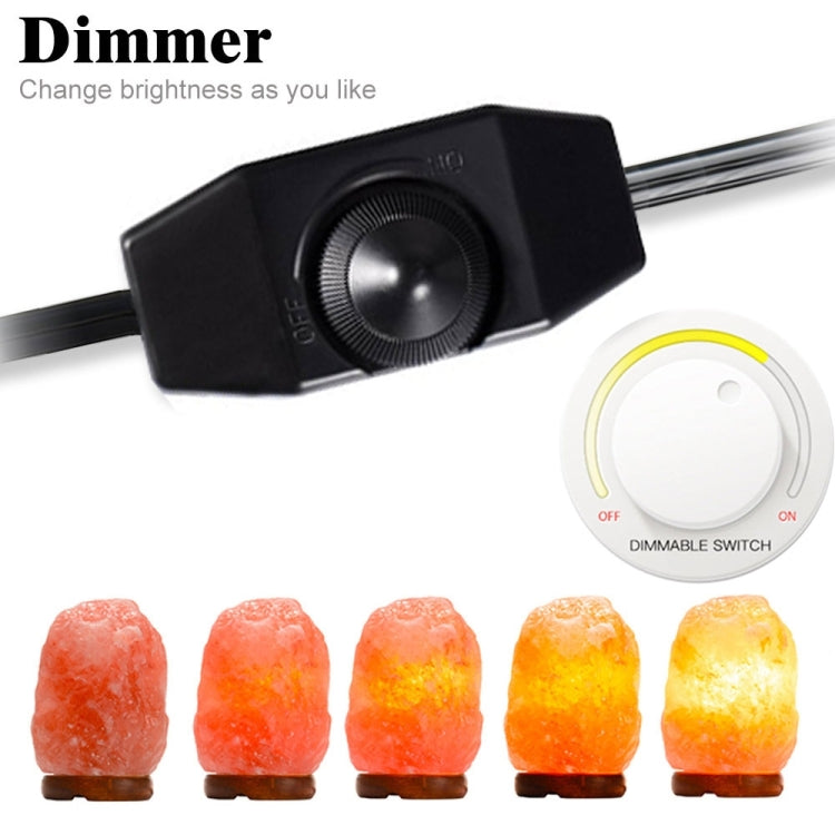 YouOKLight 2 PCS 25W Natural Large Hand Carved Hymalian Salt Lamp Touch Dimmer Switch  Amber Glow  Bedside Night Light