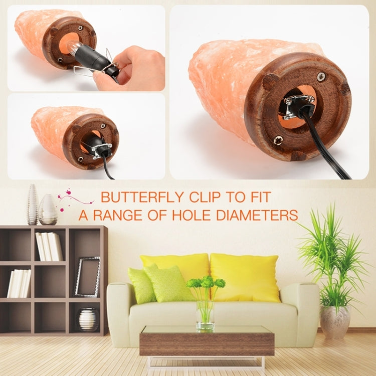YouOKLight 2 PCS 25W Natural Large Hand Carved Hymalian Salt Lamp Touch Dimmer Switch  Amber Glow  Bedside Night Light