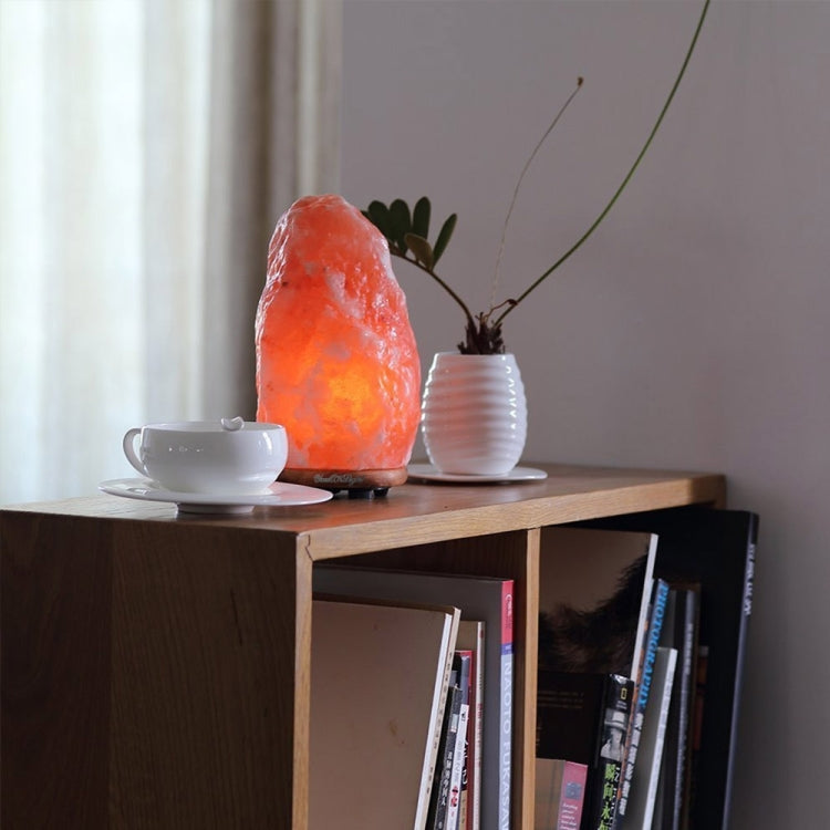 YouOKLight 2 PCS 25W Natural Large Hand Carved Hymalian Salt Lamp Touch Dimmer Switch  Amber Glow  Bedside Night Light