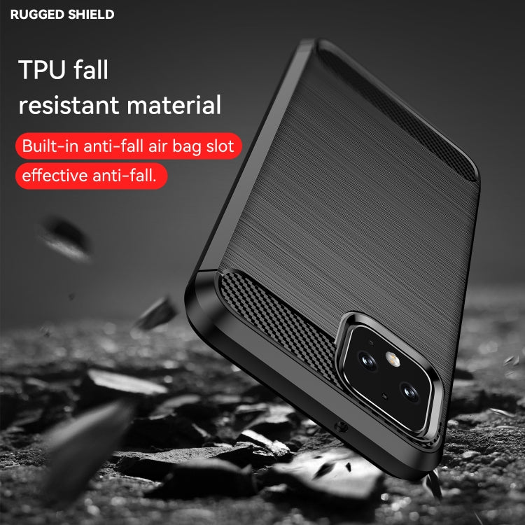 For Google Pixel 4 Brushed Texture Carbon Fiber TPU Case