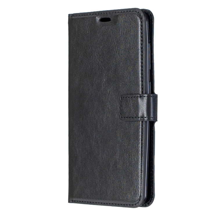 Crazy Horse Texture Horizontal Flip Leather Case for Galaxy A60, with Holder & Card Slots & Wallet & Photo Frame