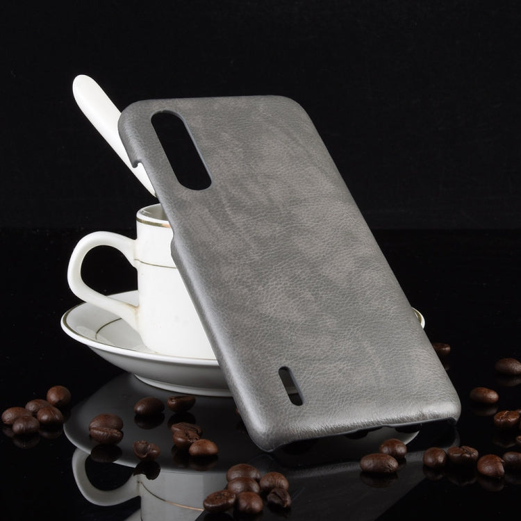 Shockproof Litchi Texture PC + PU Case For Xiaomi Mi CC9/Xiaomi Mi CC9mt Meitu Edition