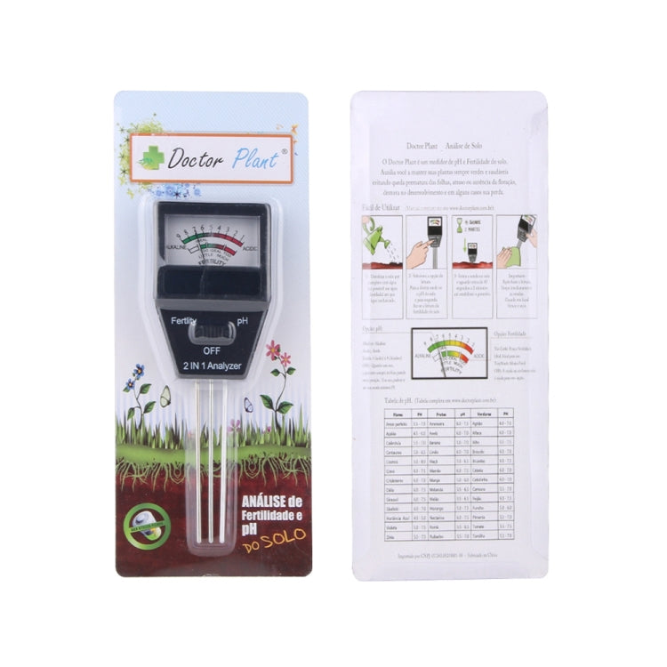 RZ93 Mini Soil Moisture Humidity Hygrometer Measuring PH Meter Soil Moisture Monitor Gardening Plant Farming Light Sunlight Tester