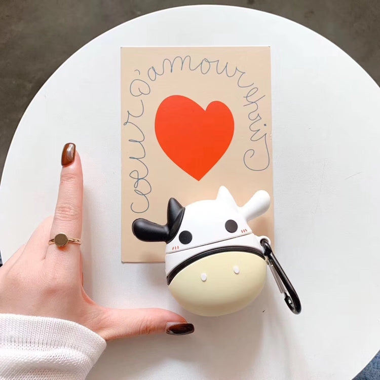 Stereo Silicone Cow Airpods Bluetooth Headset Case for Apple AirPods 1 / 2