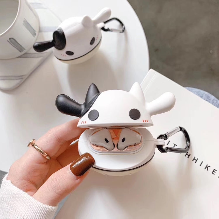 Stereo Silicone Cow Airpods Bluetooth Headset Case for Apple AirPods 1 / 2