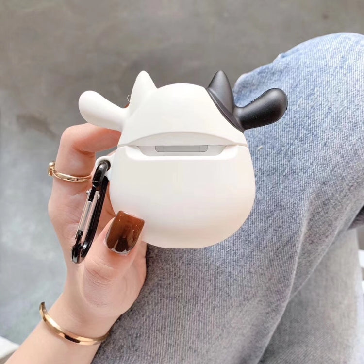 Stereo Silicone Cow Airpods Bluetooth Headset Case for Apple AirPods 1 / 2