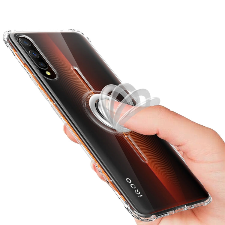 Ultra-thin TPU Protective Case for Vivo IQOOï¼Œwith 360 Degree Rotation Holder