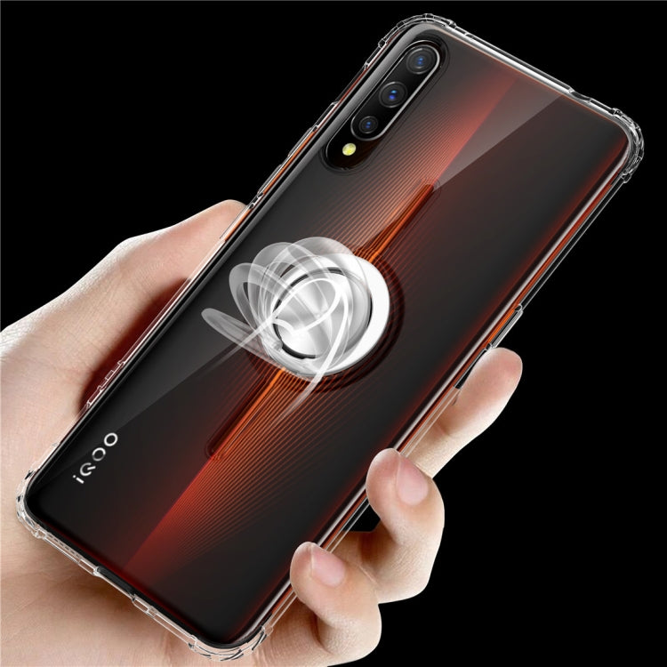 Ultra-thin TPU Protective Case for Vivo IQOOï¼Œwith 360 Degree Rotation Holder