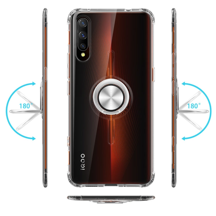 Ultra-thin TPU Protective Case for Vivo IQOOï¼Œwith 360 Degree Rotation Holder