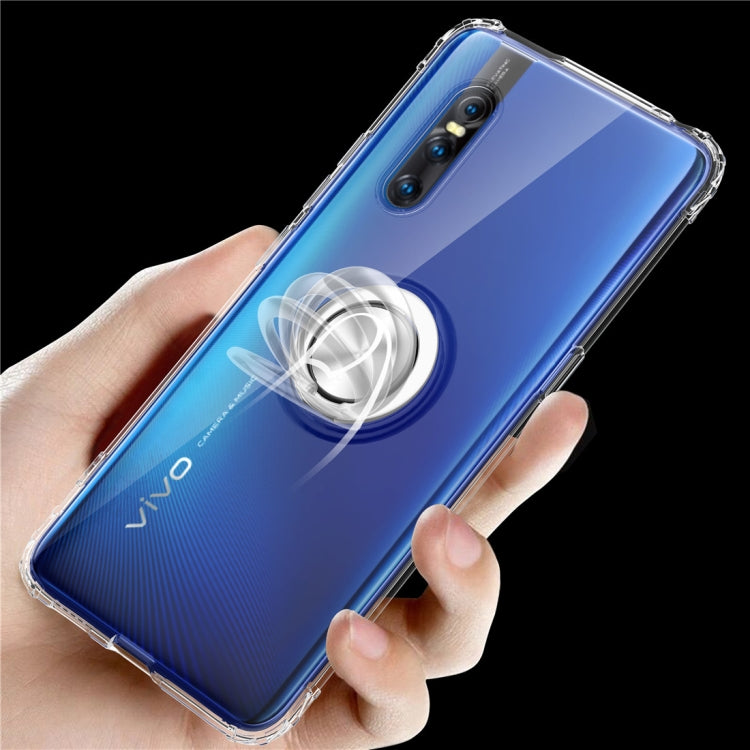 Ultra-thin TPU Protective Case for VIVO X27, with 360 Degree Rotation Holder