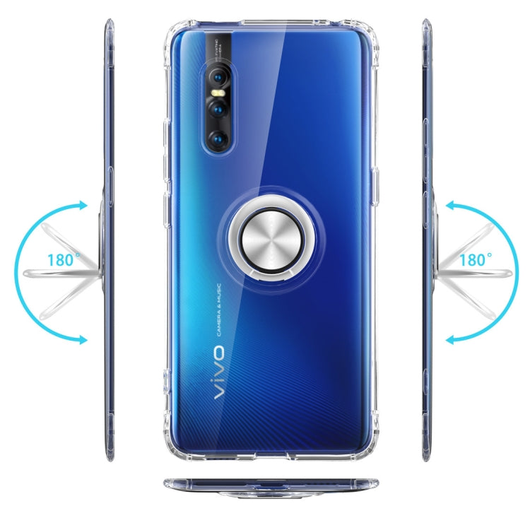 Ultra-thin TPU Protective Case for VIVO X27, with 360 Degree Rotation Holder