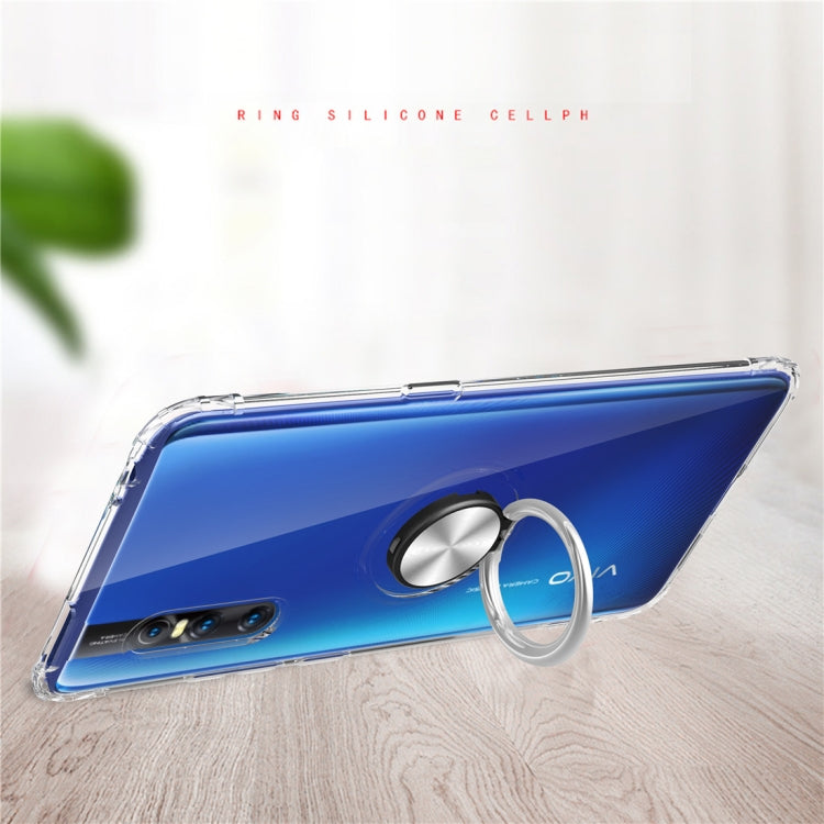 Ultra-thin TPU Protective Case for VIVO X27, with 360 Degree Rotation Holder