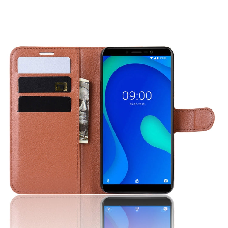 Litchi Texture Horizontal Flip Leather Case for WIKO Y80, with Wallet & Holder & Card Slots