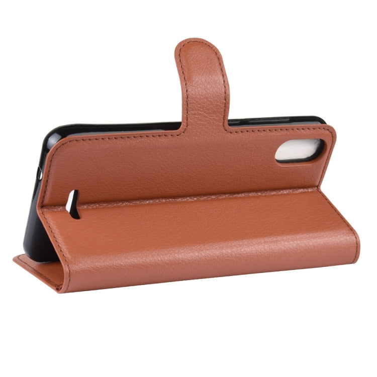 Litchi Texture Horizontal Flip Leather Case for WIKO Y80, with Wallet & Holder & Card Slots