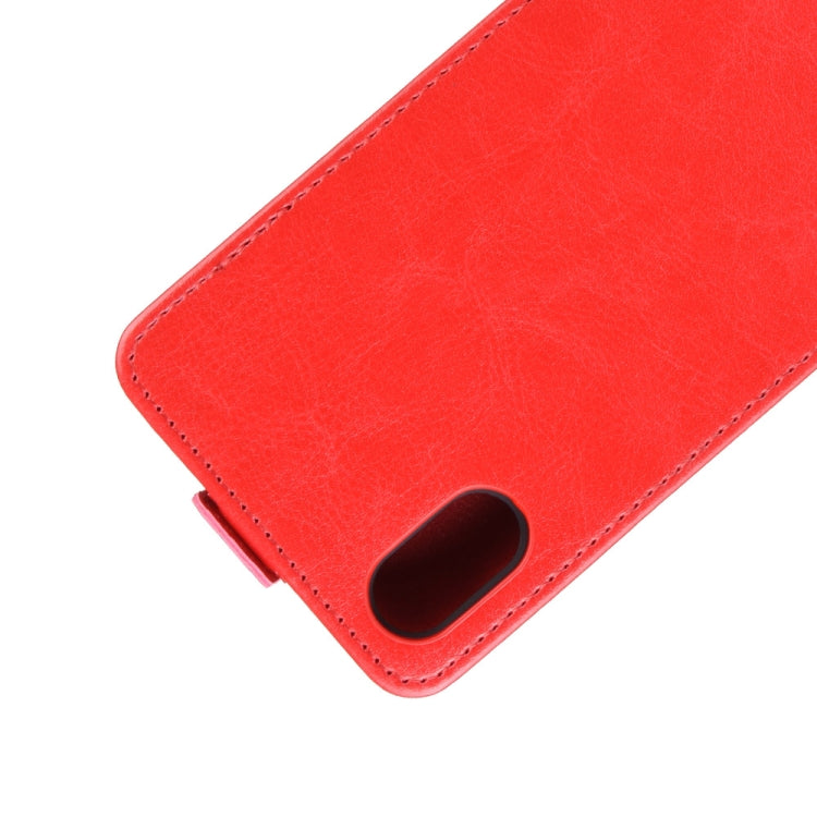 Crazy Horse Vertical Flip Leather Protective Case for WIKO Y80