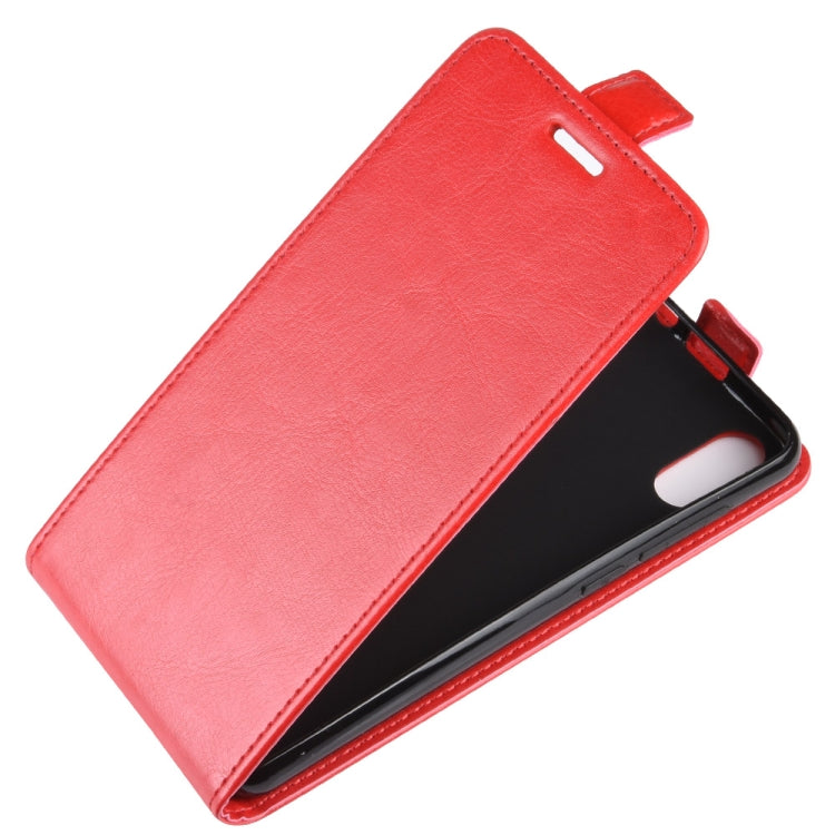 Crazy Horse Vertical Flip Leather Protective Case for WIKO Y80