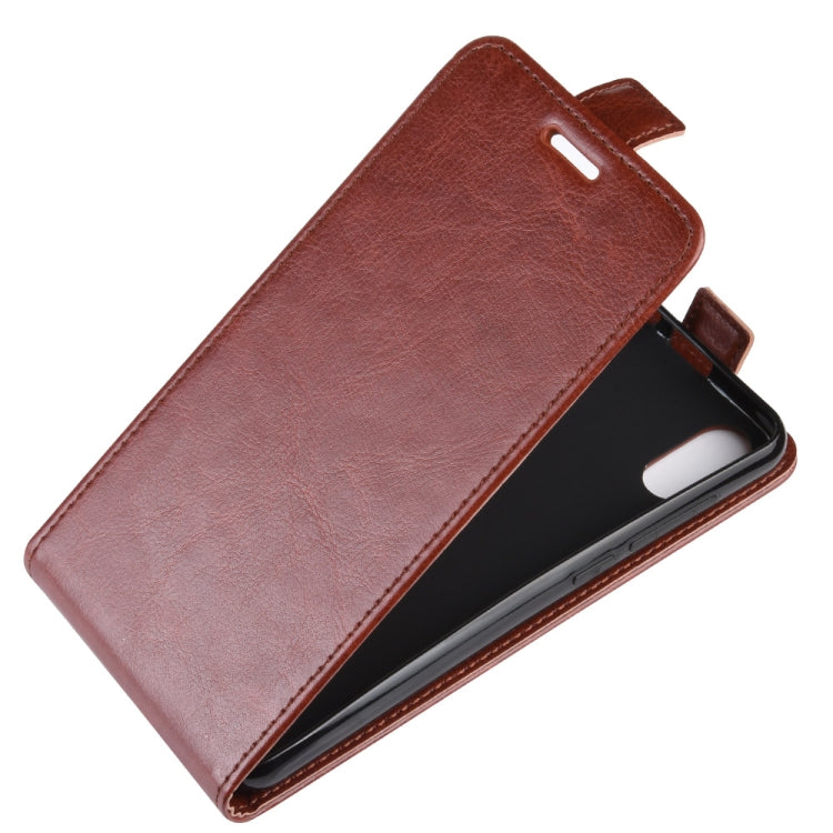 Crazy Horse Vertical Flip Leather Protective Case for WIKO Y80